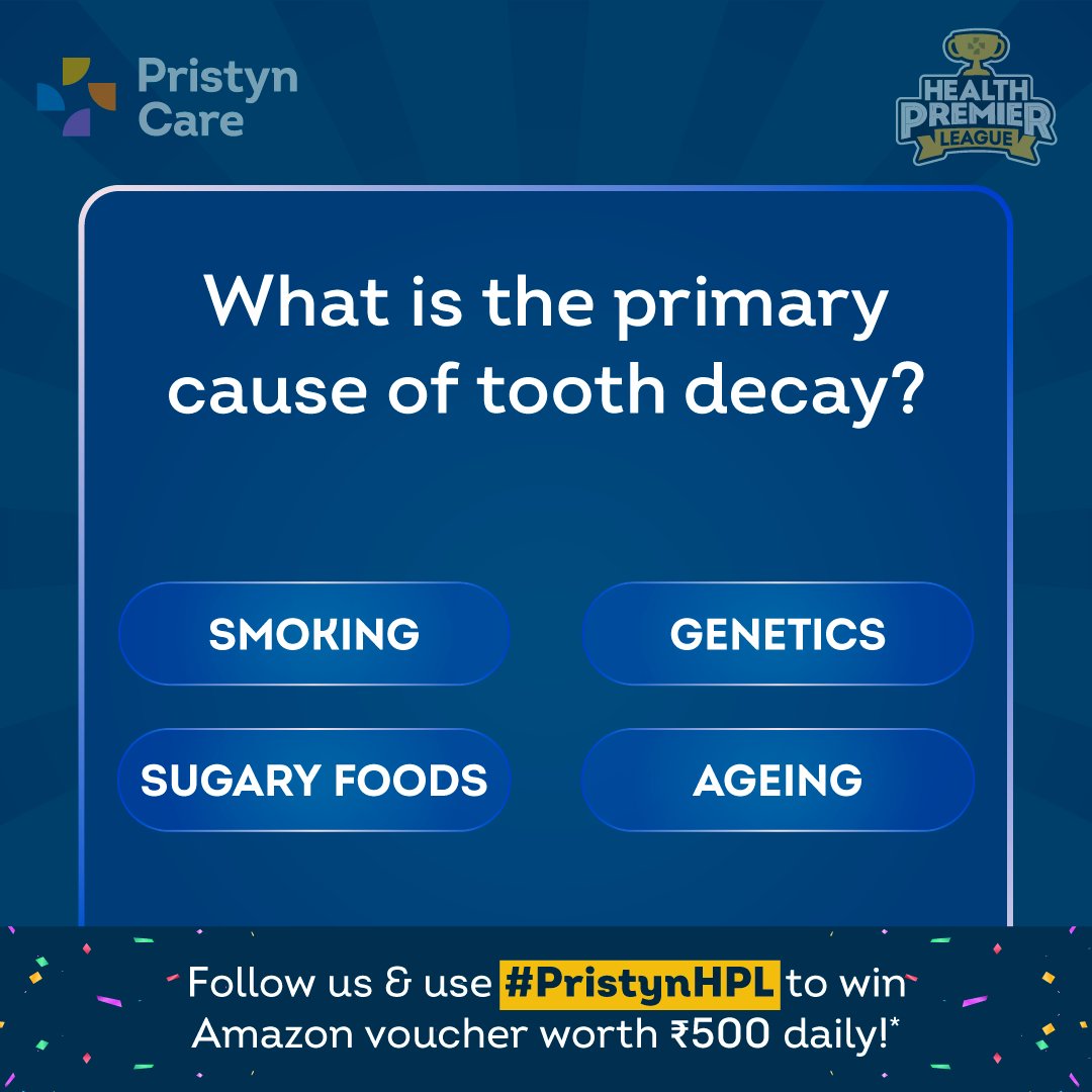 Today's question for Health Premier League is here! Follow us to participate. #healthyrewards #contestalert #giveaway #giveawayindia #instacontest #contestprep #contestalert #contest #contestindia #playandwin #play #instagame #instacontestalert #player