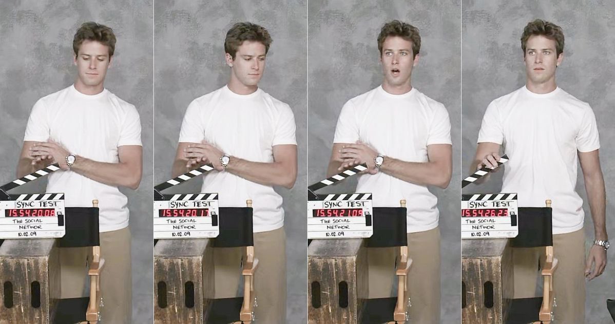 I've never seen these pictures…
#thesocialnetwork #ArmieHammer