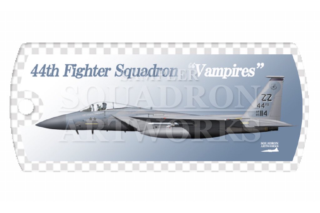 SQUADRONARTWOR1's tweet image. 【新商品】

✔️ F-15C　Eagle　44th FS　Vampires　“83-0034”

✔️ F-15C　Eagle　44th FS　Vampires　☆☆　“85-0114”

～Keeping Our History Alive～

当店オンラインショップにて販売中です🛒

※黒バックはオプションとなっております。

#usaf #f15c #eagle #44fs #嘉手納基地 #アメリカ空軍