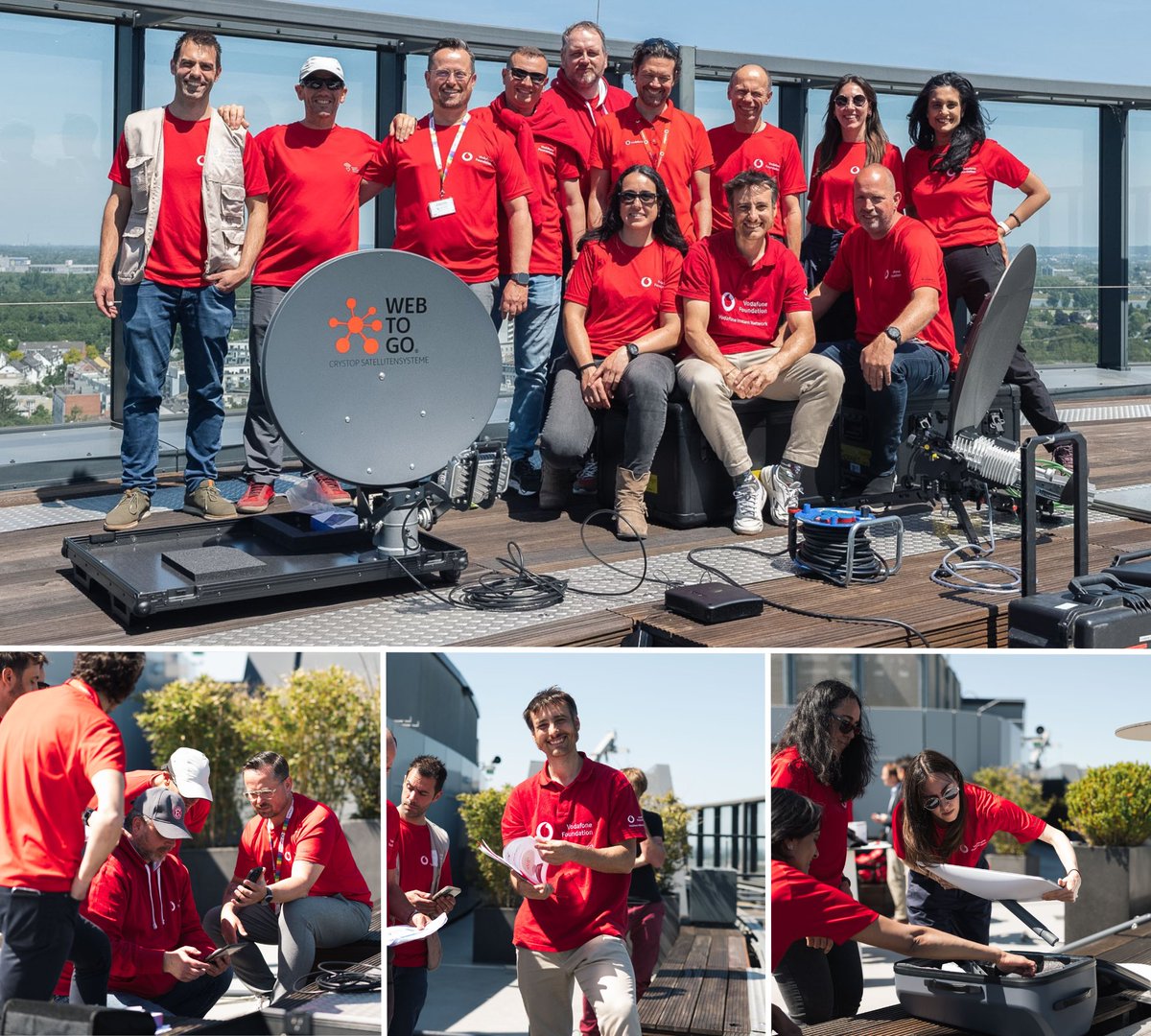 vodafone_medien's tweet image. Technik-Training diese Woche für unsere Freiwilligen des Instant Network-Programms der @VodafoneFdn.👇 Sie sind da, wenn die Erde bebt oder der Sturm wütet. Dann bringen sie Netz dorthin, wo keins mehr ist.📡 Und retten damit im Ernstfall Menschenleben. 🙏 vod.af/n2npvg