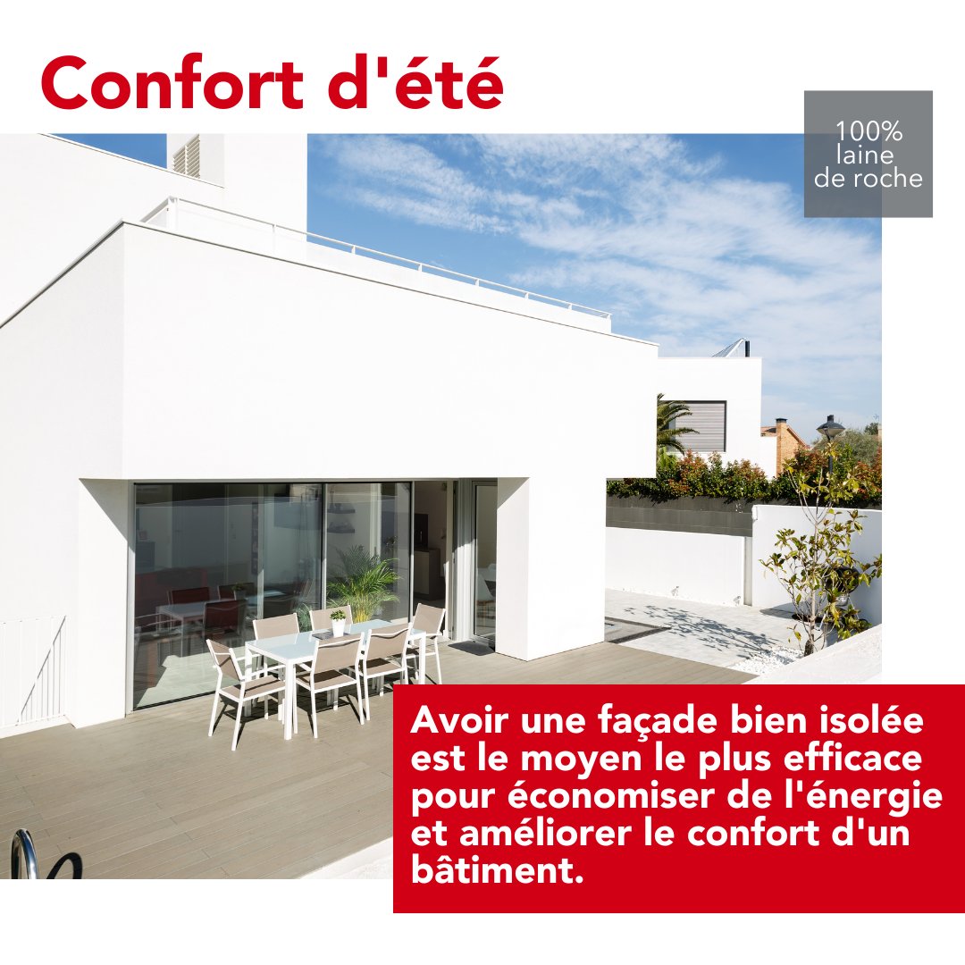 ROCKWOOL_France's tweet photo. ❓Pourquoi choisir la laine de roche #ROCKWOOL pour l’isolation extérieure sous #enduit? Les panneaux #Ecorock Duo sont spécialement conçus pour l’isolation #ETICS. Choisir #EcorockDuo, c’est opter pour une solution performante & durable pour vos projets de #réno énergétique ♻️ https://t.co/Fqyvi1ZmFP