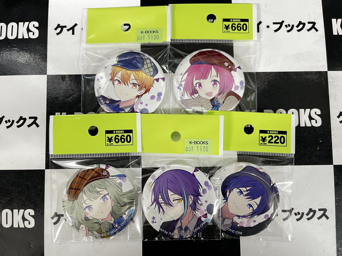 入荷情報】 ＃プロジェクトセカイ 2DMV缶バッジ入荷しました