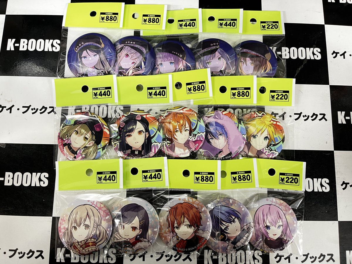 入荷情報】 ＃プロジェクトセカイ 2DMV缶バッジ入荷しました