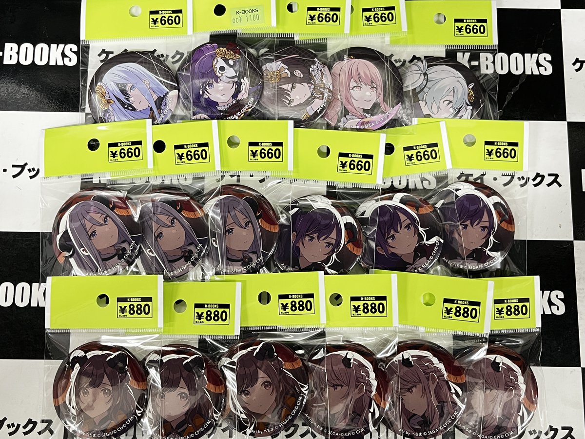 入荷情報】 ＃プロジェクトセカイ 2DMV缶バッジ入荷しました