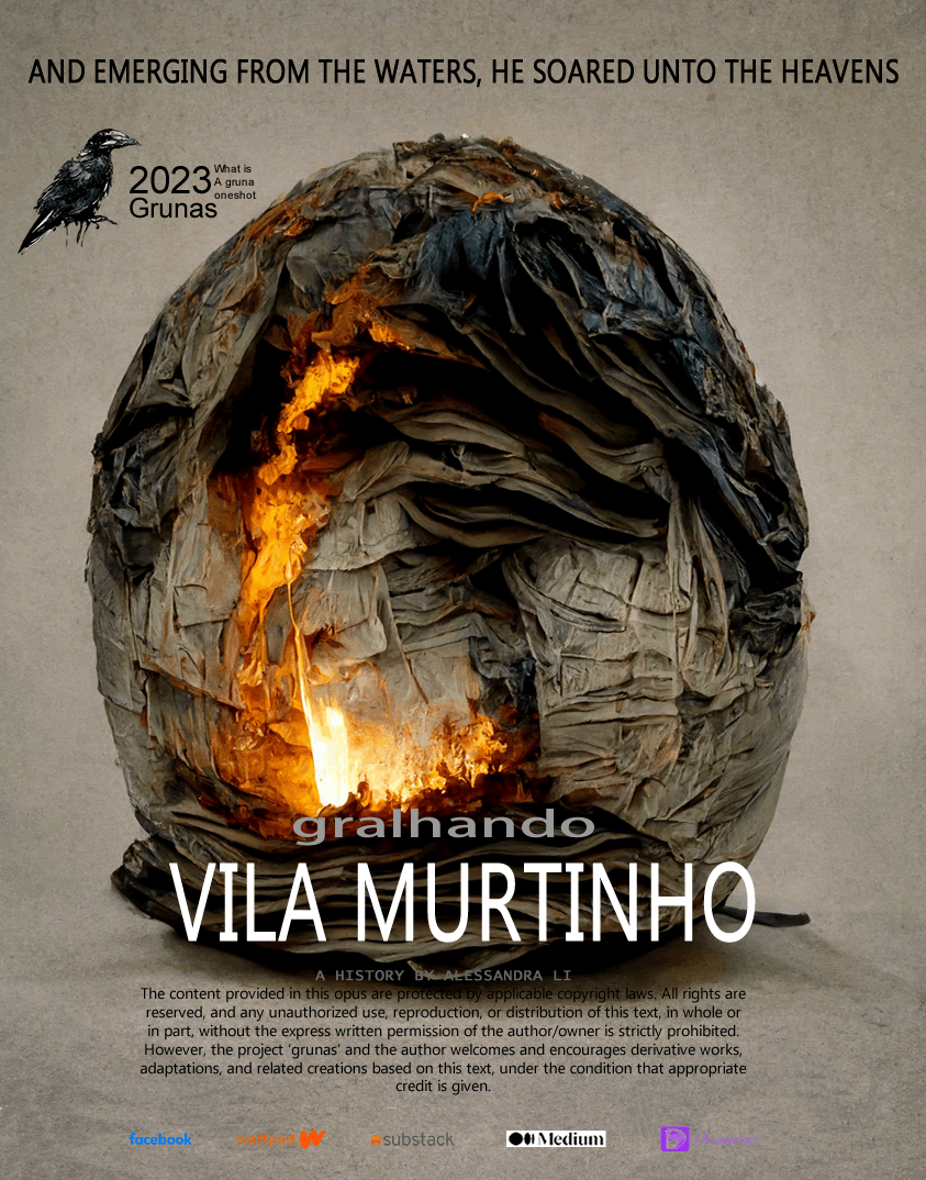 graIhando's tweet image. And emerging from the waters, he soared unto the heavens
#gralhando
#grunas
#oneshot
#vilamurtinho