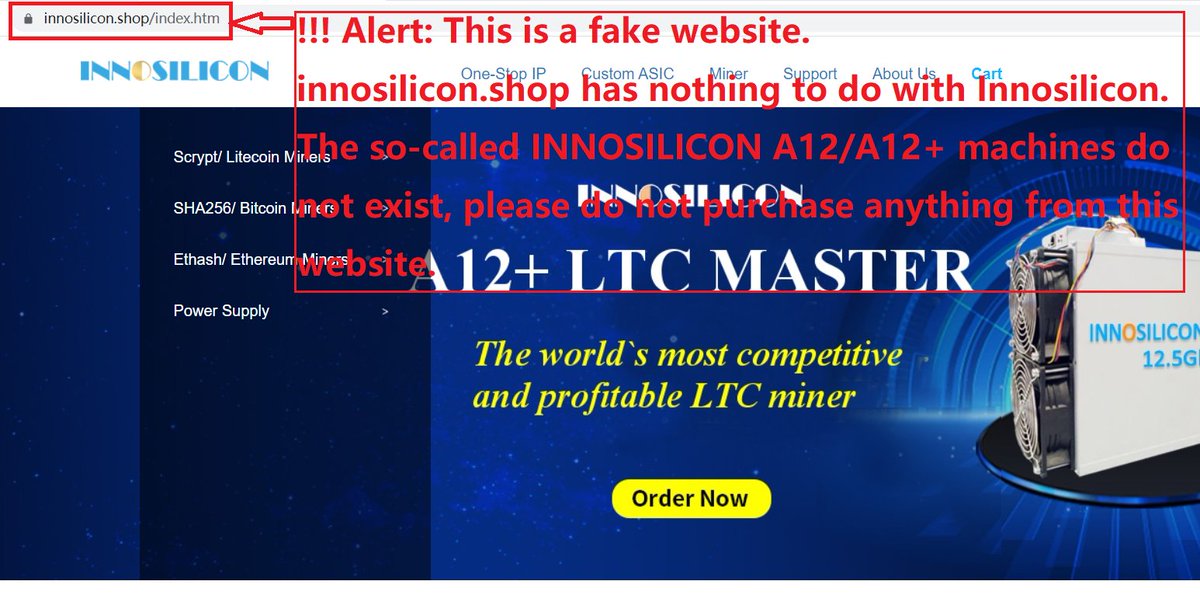 Innosilicon Miner tweet media