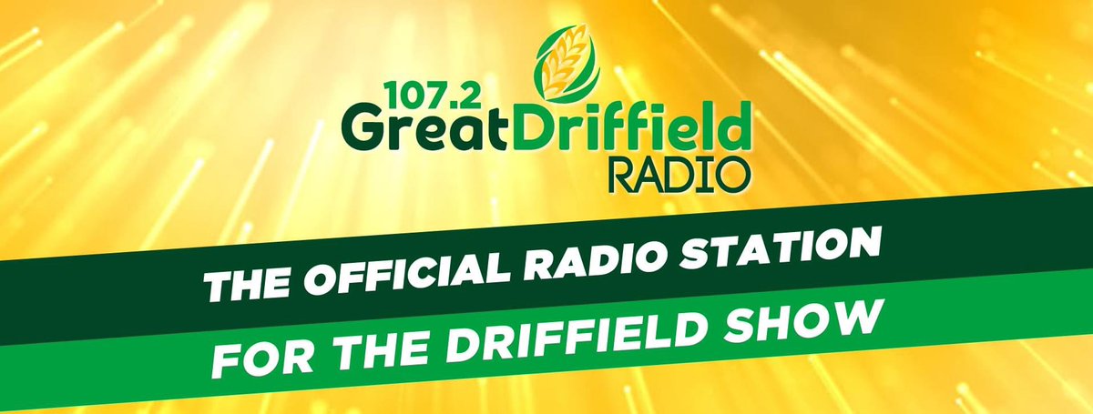 Another Great Driffield Breakfast is on NOW with @JohnGHodgson on @greatdriffradio and we’re commercial free for two hours from 7.30 thanks to @Aldgatevets plus £1200 on the Mystery Voice … who is it? #driffield #wolds #EastRiding