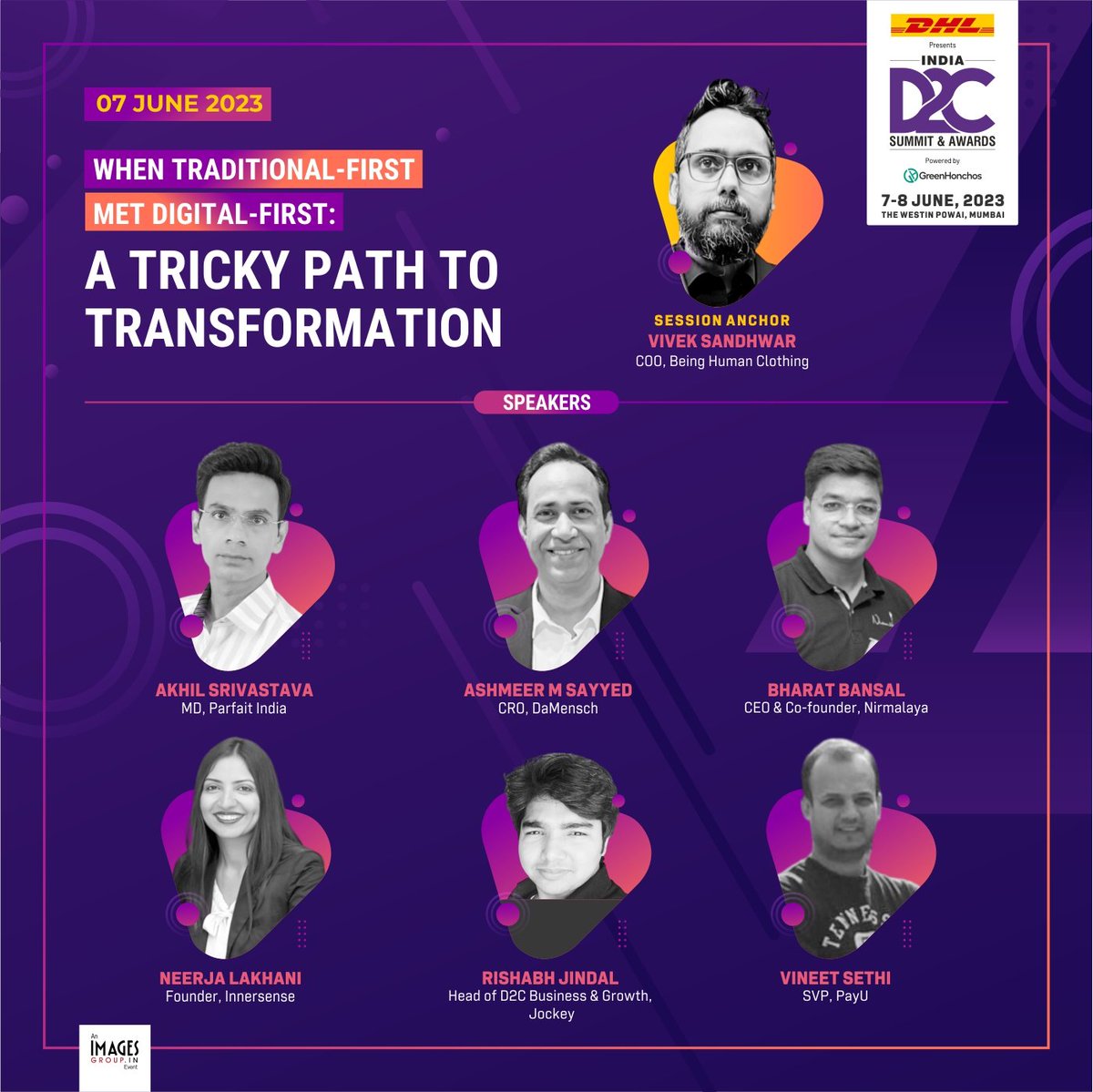 D2C_summit's tweet photo. Vivek Sandhwar, COO of  Being Human Clothing takes panellists through the unique challenges and possibilities of traditional-meets-digital business models, in a riveting discussion on the sometimes-tricky road to transformation!

Reserve your seat now - https://t.co/FtXi766iPM https://t.co/YPXP6CNR7G