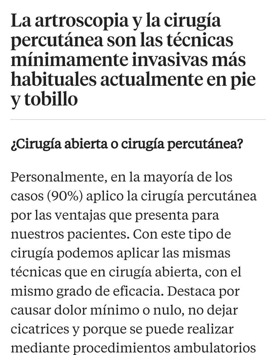 institutrabat's tweet photo. 🆕 Articulo en La Vanguardia sobre la cirugía mínimamente invasiva para el tratamiento del hallux valgus - juanetes
✅Menos dolor, menos cicatriz y mismos resultados
🔗https://t.co/4M2Slslayg

#juanetes #percutanea #pie #MIS #hallux #halluxvalgus

@LaVanguardia @EduardRabat https://t.co/Ygaz6fhcKa