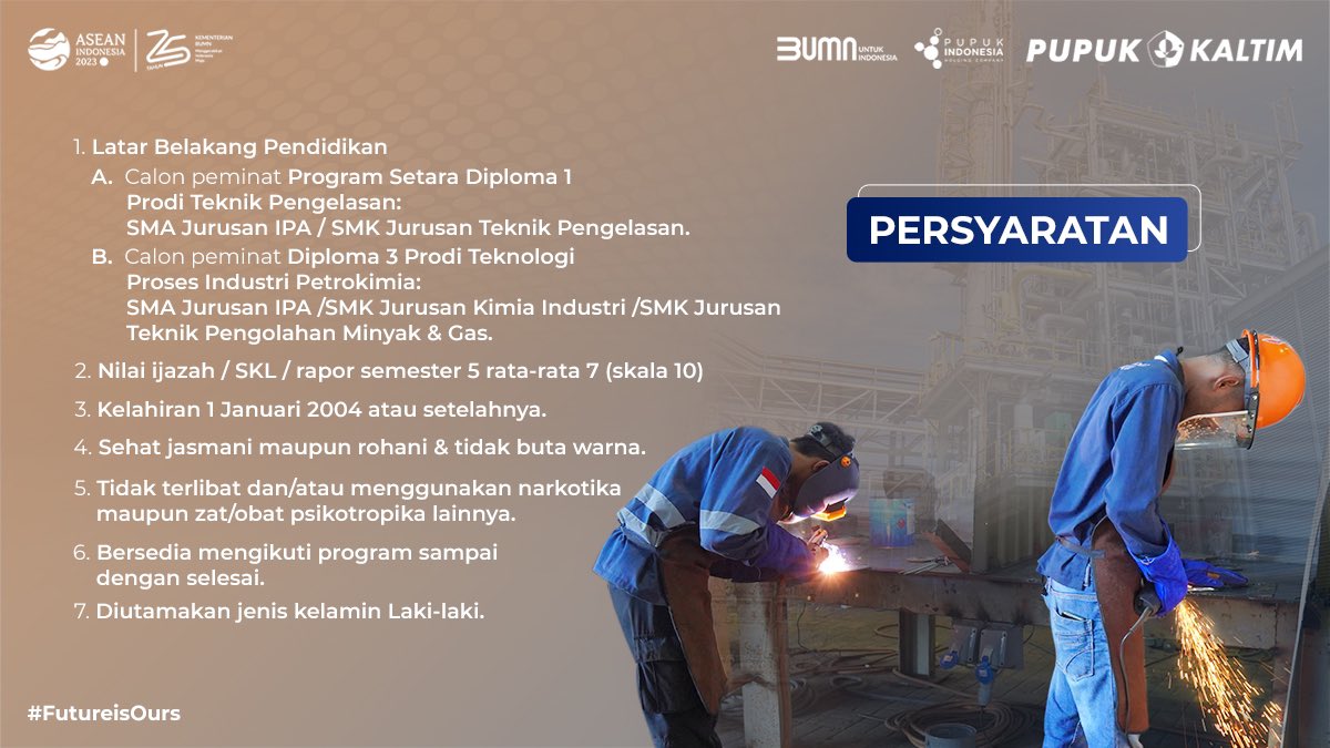 pupukkaltim_id's tweet photo. #SobatPKT wajib cek syarat dan ketentuan pada gambar di atas. 
Info lebih lanjut dapat dilihat di web pendaftaran, ya Sob!

Tetap waspada dan berhati-hati dengan upaya penipuan yang mengatasnamakan Pupuk Kaltim dalam program ini. https://t.co/3NRCpxNlsq