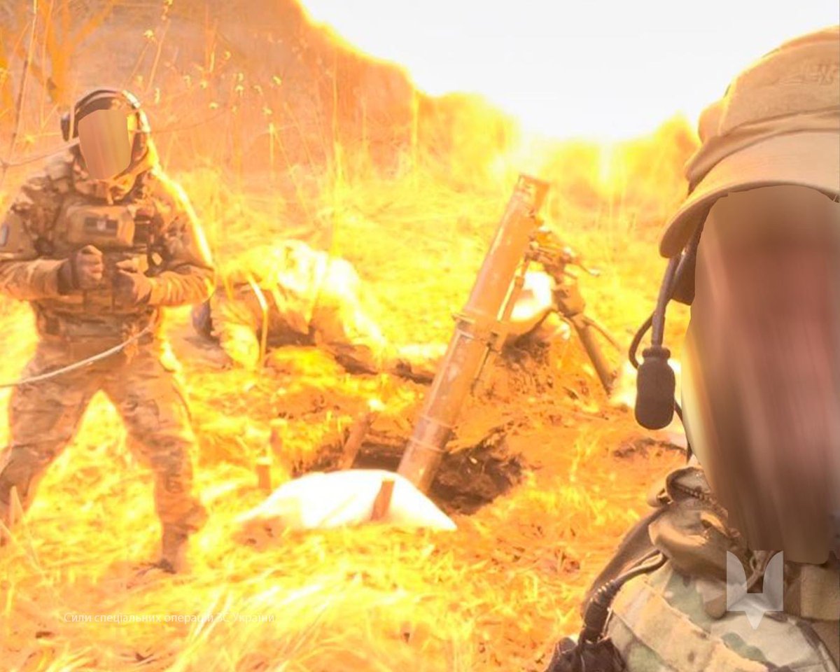 Fiery morning from Ukrainian SOF operators from the outskirts of Bakhmut!