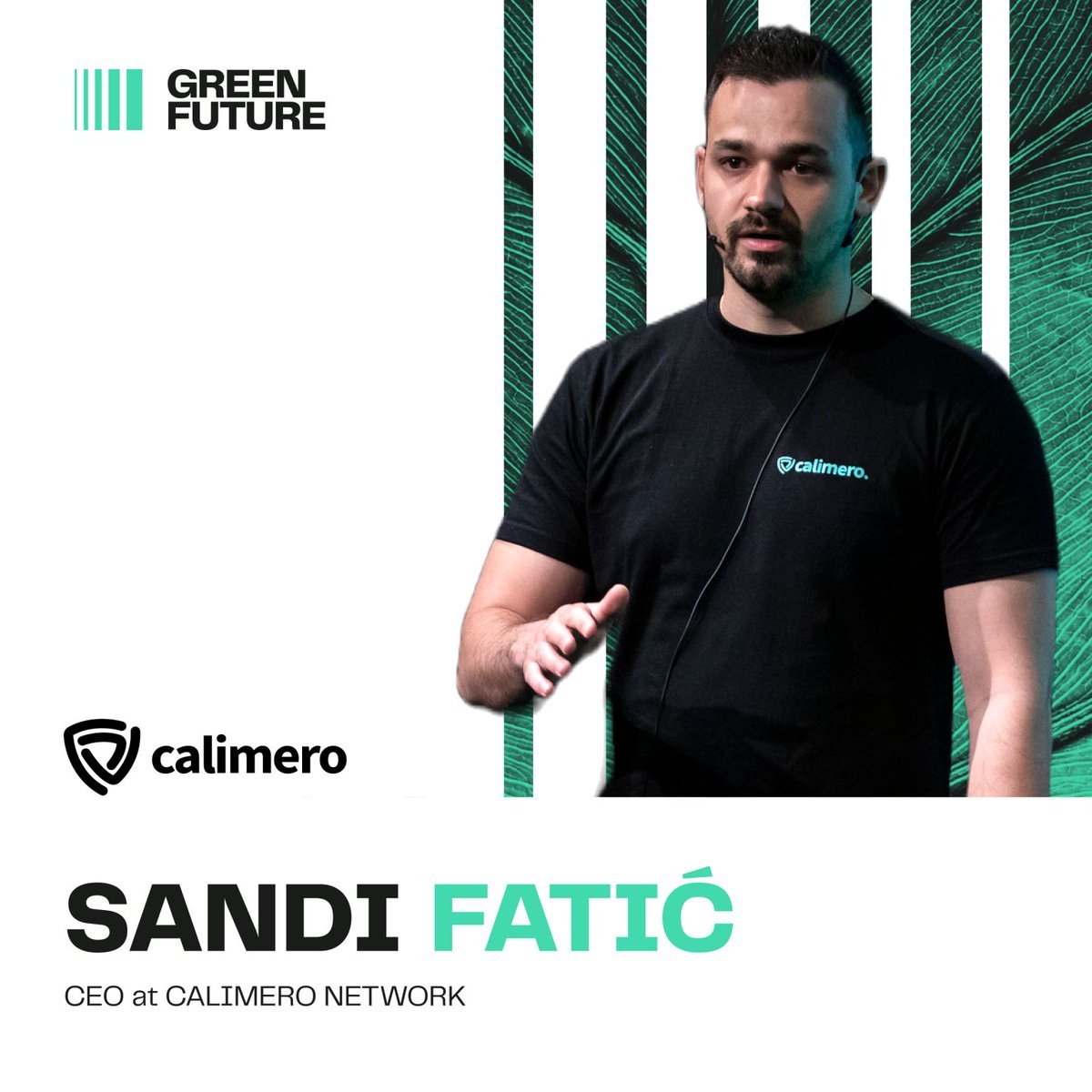 CalimeroNetwork's tweet photo. Don't miss out on today's #GreenFutureConference!

Tune in at 12:40 PM to join our founder, @chefsale, who will talk about #GreenBlockchains, tracking gas emissions and building #CarbonCredit markets.

Join us and be the first one to discover how blockchain can save the planet! https://t.co/0jTzMtLvks