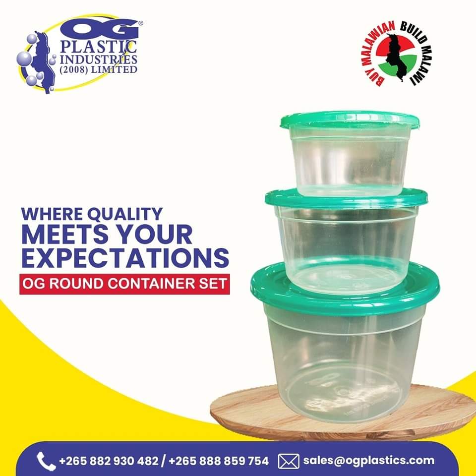 Bizmalawi's tweet image. Expect nothing less than quality with OG Plastic&apos;s round containers!

Store your food with confidence in our round containers and elevate your storage solutions with OG Plastic.
More info: bizmalawionline.com/?post_type=lis…

#QualityMeetsExpectations #RoundContainers #OGPlastic…
