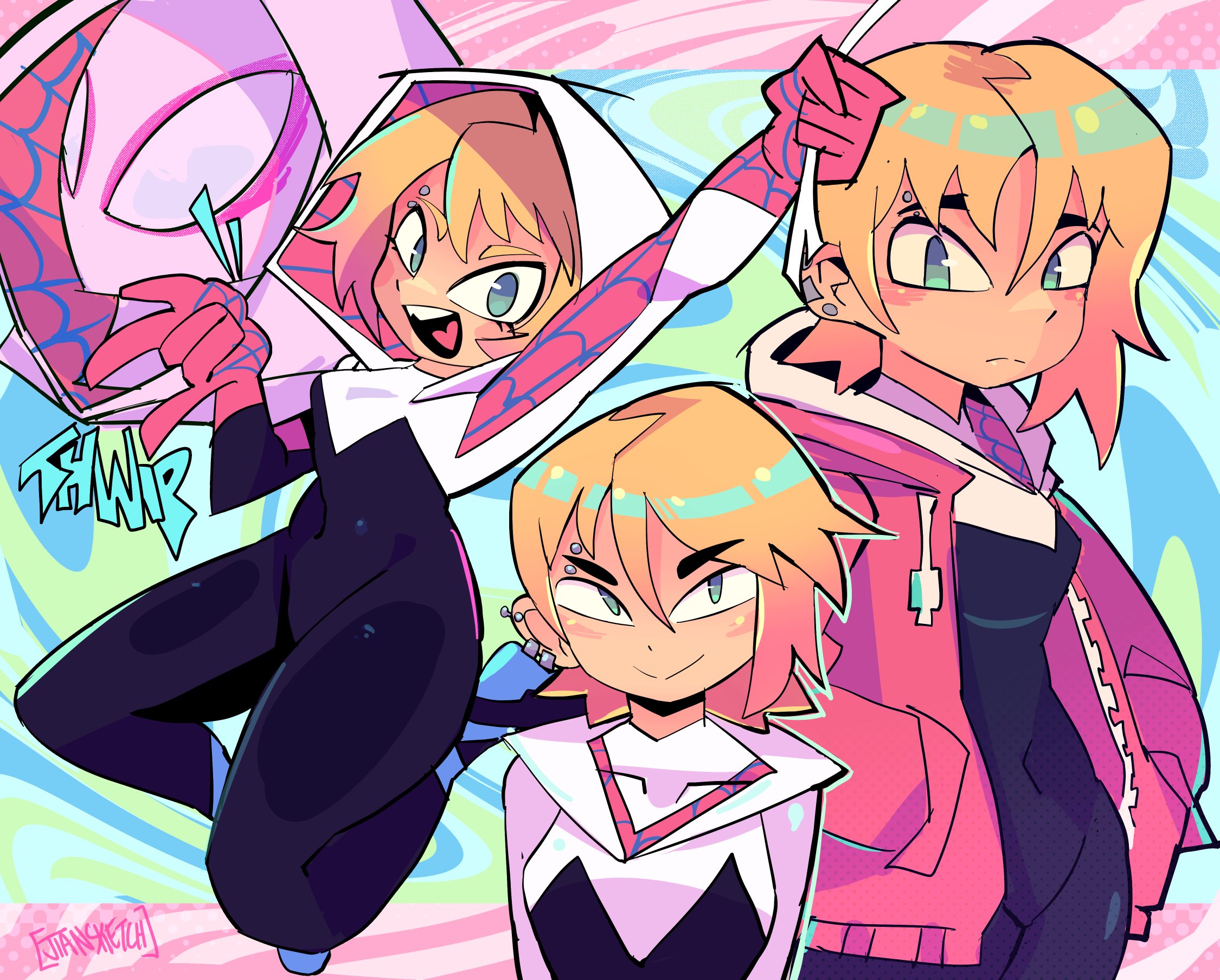JIAN on Twitter: "Across the Spiderverse was so good, Have some Gwens