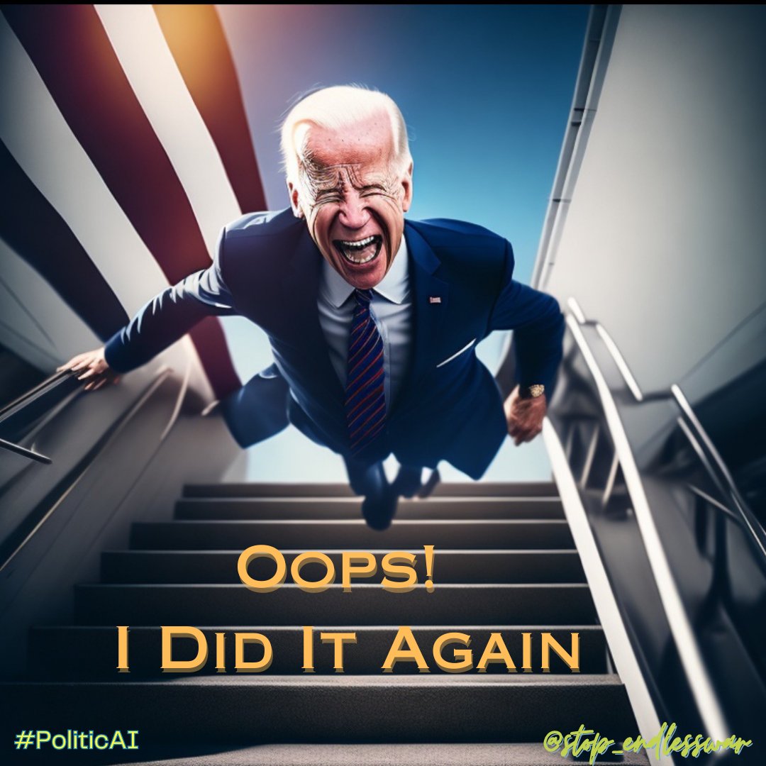 @simonateba @JoeBiden Oops! I did it again
#PoliticAI #JoeBidenFalls