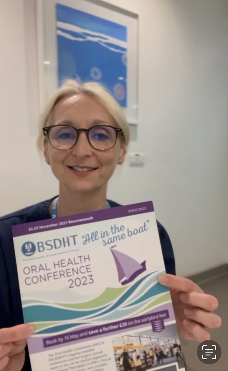 ‘You have to go to know’🤓
Please consider attending the Oral Health Conference in Bournemouth this November. It’s a varied programme for the whole team including students and DCT’s.
It would be lovely to see you there 🫶🏻 m.facebook.com/story.php?stor…