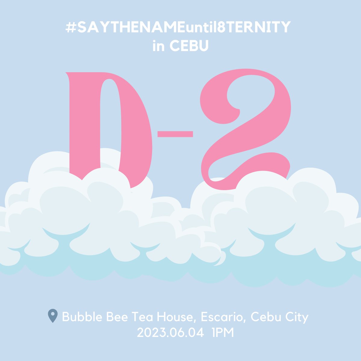 Tick tock! It’s time to get excited because it’s almost #SAYTHENAMEuntil8TERNITY Cebu Chapter's turn in 2 days!! 🥳

#SVT_8th_Anniversary 
#8Years_with_CARAT