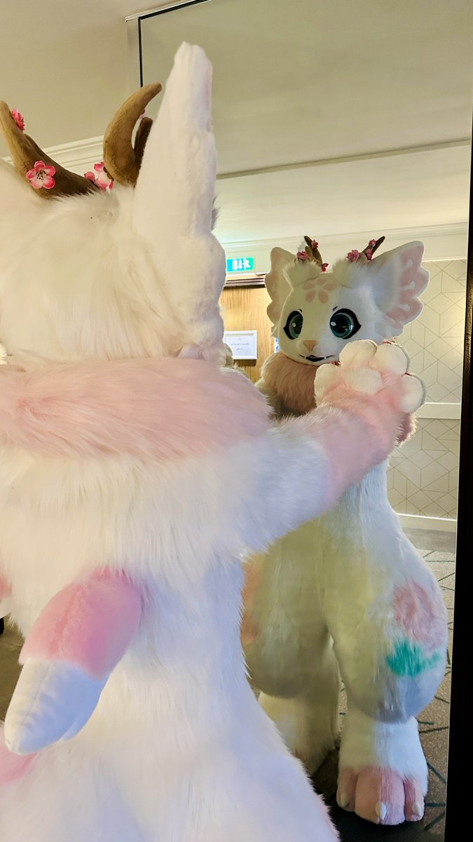 What is better than one Kaori? Two Kaoris! :D 🌸 I’m back home from a wonderfull #CFz2023 

Happy #FursuitFriday