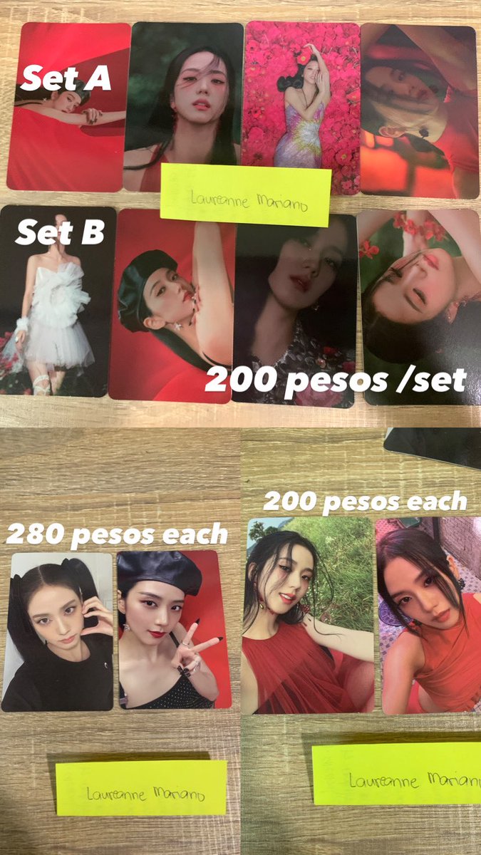 WTS LFB onhand

Jisoo Me Photocards
💸50-280 pesos

RFS: not collecting

🏷️ flower mirrorsoo pigtailsoo heart cheek me jisoo photocard first edition selfie blackpink