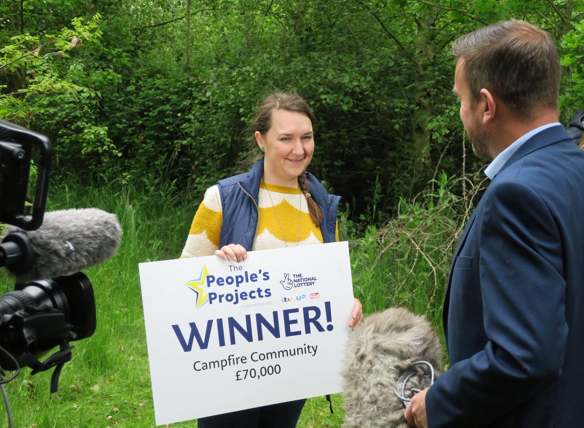 Wow! Last night @TNLComFund & @ITV for the #peoplesprojects awarded Cup-O-T's Campfire Community project £70,000!!!

Thank you everyone that shared & voted!

We can expand our Norfolk outdoor occupational therapy service to reach more young people.

@itvanglia @theRCOT @EDP24