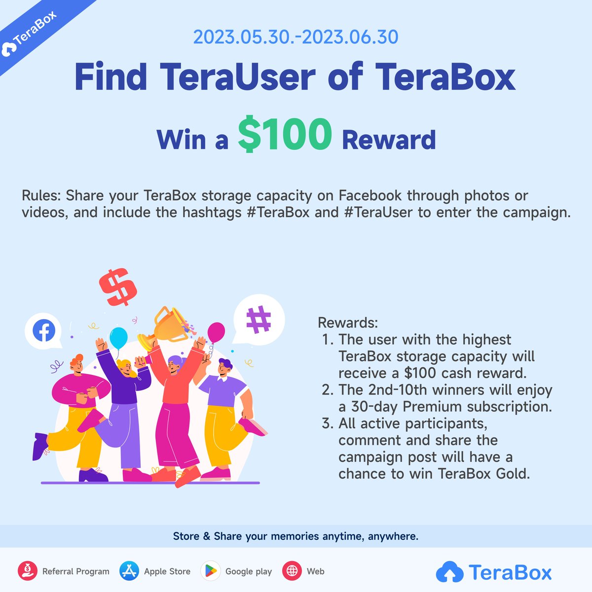 It's time to show off your storage skills!

TeraBox free 1TB, earn $12 for 100 new users! $13 for 10k video plays!   
Staff Link: lynk.id/luckyceleste   
Join TeraBox: terabox.com/webmaster?refe… 
#TeraBox #DoodStream