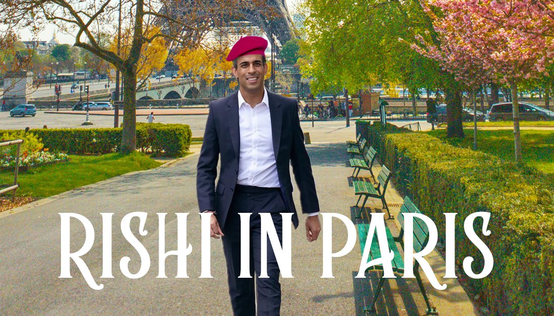 ONEintheUK's tweet image. Day 1⃣: Take a morning stroll to the #toureiffel, then head on over to the #GlobalFinancialPact summit. 

Remember @RishiSunak, "A little 'bonjour' goes a long way'.

#RishiInParis #FreeTheFunds #FundTheFuture