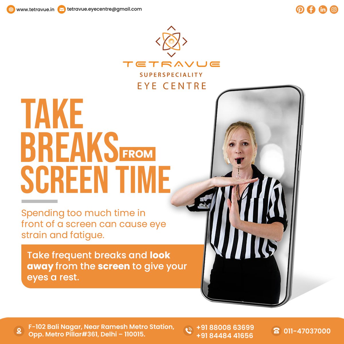 Unplug, Refresh, Reconnect. Give your eyes the rest they deserve!  #tetravueeyecentre #eyesneedrest #screentimeoff #eyerest #eyecare #sight #TETRAVUE #drmehagoel #drmukestaneja #screentime #screentimelimits #limitscreentime #reducescreentime #devicefreetime #mindfulparenting