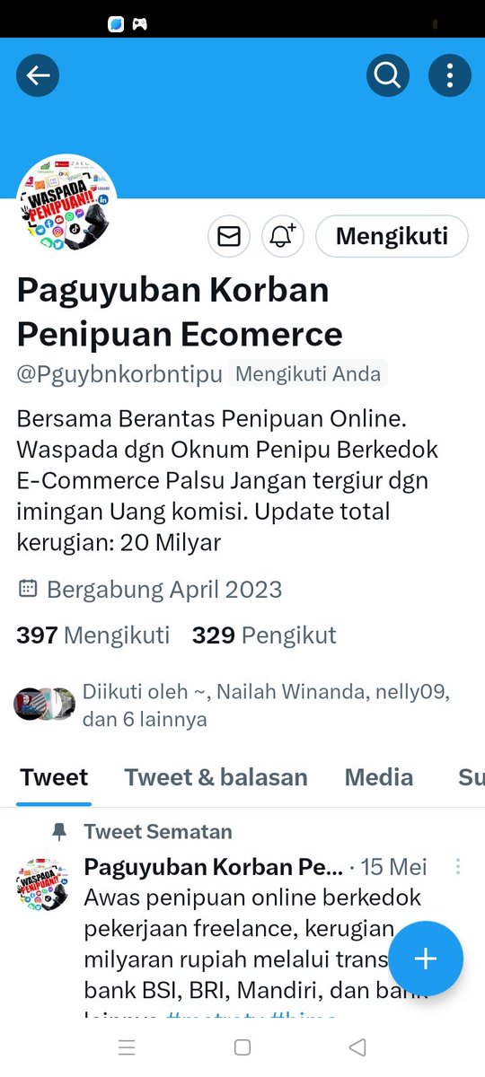 AnnaWidya05's tweet photo. @BapakKu20416527 @kumparan Yang ini kan sama pak. Tidak hanya di Palangkaraya, tapi korbannya seluruh Indonesia, dan modusnya sama semua, deposit uang dengan iming2 dapat komisi. jumlah korban sudah ratusan orang https://t.co/SNWtSINCLr