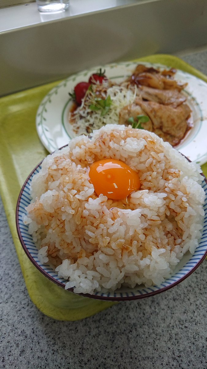 後半戦😵🍚✨頑張るれるｶﾓ…🌧️😭
#谷村pa 上り #TKG 🥚🍚✨ 😋