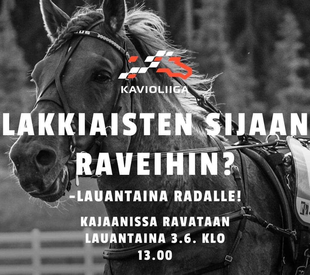Kavioliigaravit ajetaan Kainuun Raviradalla lauantaina 3.6.! Ravipäivän aikana nähdään 11 lähtöä sekä ponilähtö 😍 Ravikansalle on tarjolla herkullisia Kivikylän Kotipalvaamon tuotteita ravipäivän ajan! 😋

Tapahtuman pääyhteistyökumppanina toimii Kainuun liitto

#kajaaninravit