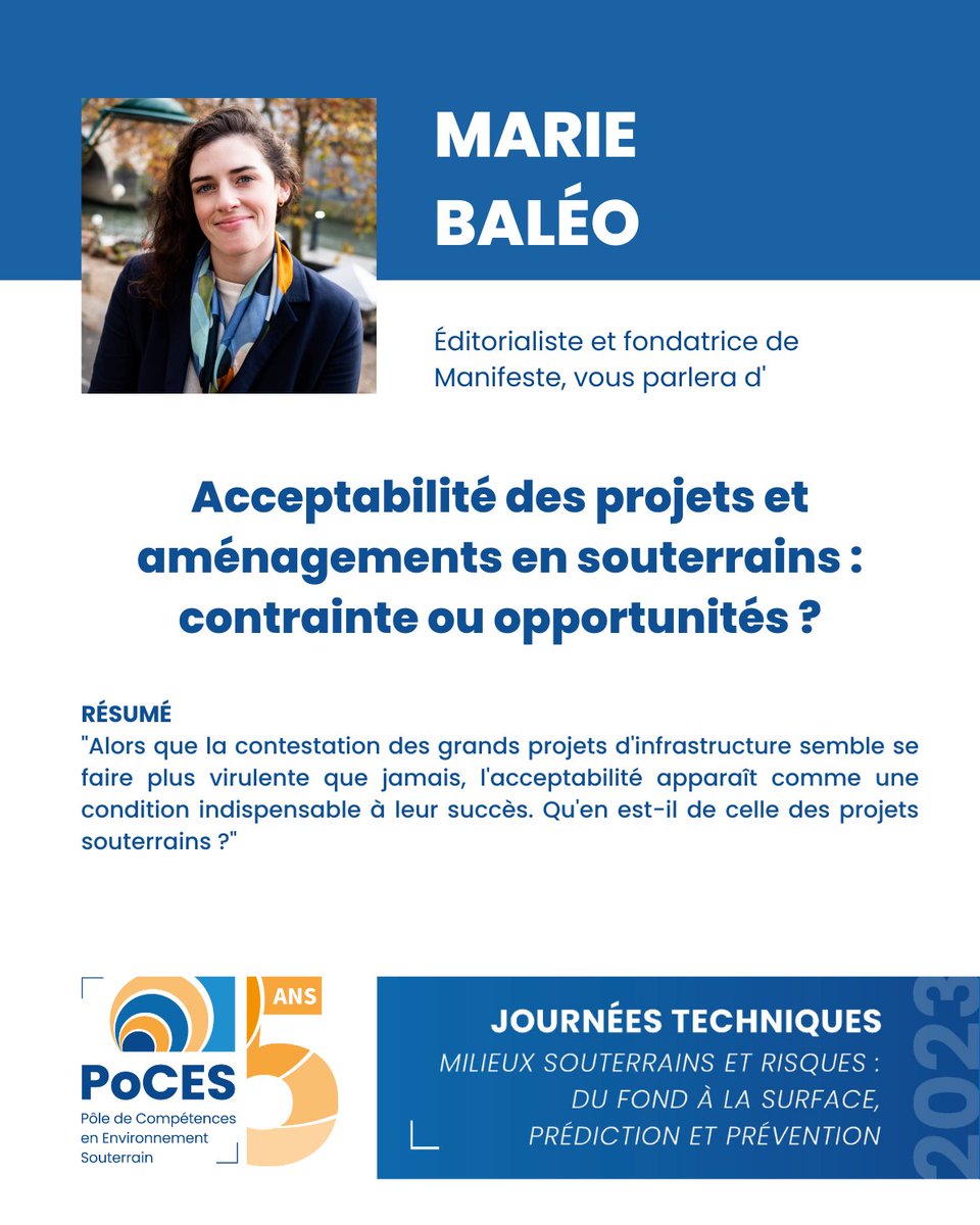 poces_'s tweet photo. {🔍ZOOM SUR : nos intervenants} 🗒️Au programme des Journées Techniques du PoCES, qui auront lieu du 6 au 8 juin, sont prévues 9 interventions par des experts scientifiques et des professionnels du souterrain 🚧👩‍🚒

On termine les présentations avec nos 5 derniers intervenants ! https://t.co/6bcfv4kfb2
