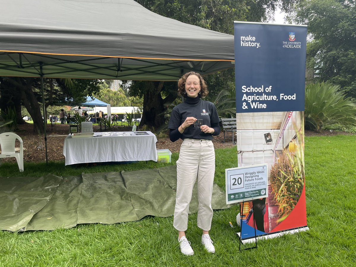 Erinn_FJ's tweet photo. And of course @IshkaBless from @AgrifoodUoA with her awesome edible insect workshops! https://t.co/l5Bx1kooIC