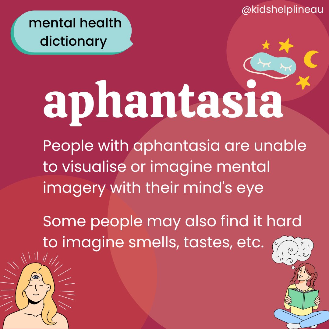 Aphantasia, aka 'image-free imagination', is more common than you might expect - affecting about 3% of the population. Some people with it can see images when they dream, while some can't! 💭