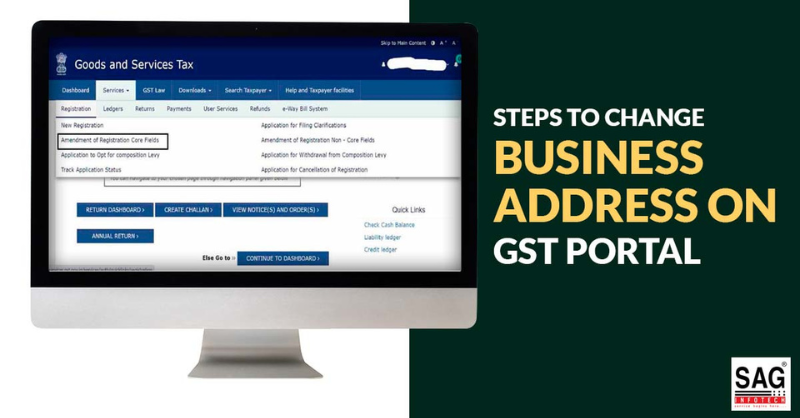 gsthelpline's tweet photo. Get to know the full process of changing the registered #business addresses on the #GSTportal. Also, we have mentioned the type of address proof, who can file, etc.