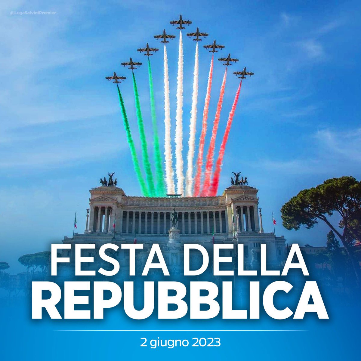 🇮🇹 Buona Festa della Repubblica a tutti: che sia una giornata di orgoglio e sorrisi, nell’impegno per il futuro della nostra splendida Italia.