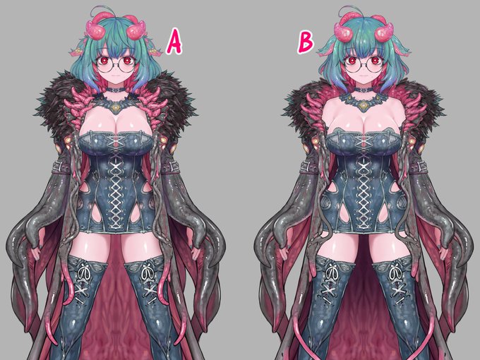 コートのLive2D(胸周り)が難しそうなので
着崩した https://t.co/wCbz0oAivh