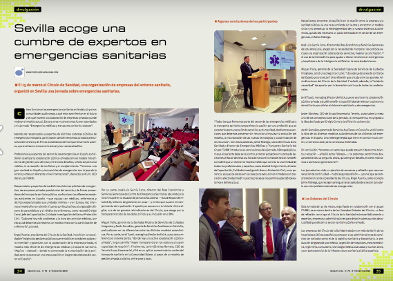 #EnMedios 🗞| La revista especializada Rescate Vial recoge en una amplia información la última sesión de #LosDebatesDelCírculo, dedicada a las emergencias médicas y el transporte sanitario.
publica.es/digital/rv-70.…