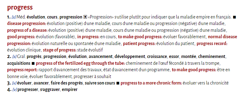 MedLexic's tweet photo. Les difficultés de l'anglais médical.
Aujourd'hui: «progress».
#MedLexic #Traduction #Médicale #Medtrans #MedTwitter #MedTwitterQc https://t.co/Hv1lsXGuL0