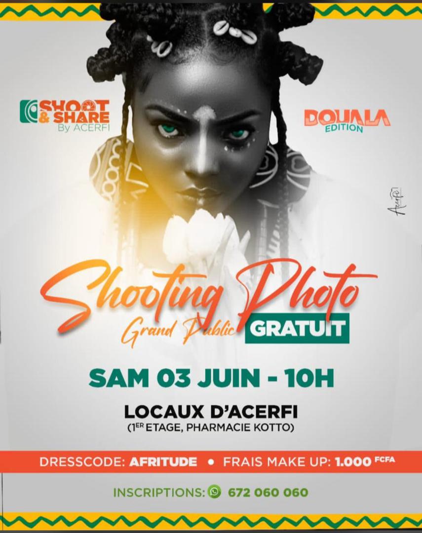 AnanseNtontan_'s tweet photo. 𝙎𝙃𝙊𝙊𝙏&amp;𝙎𝙃𝘼𝙍𝙀 📸
Les Z'OnfOnts, demain Samedi 03 Juin, viens juste avec Kolo pour le make-up.
Le reste, on s'en charge

 𝙄𝙣𝙨𝙘𝙧𝙞𝙨 𝙩𝙤𝙞 𝙖𝙪 672 060 060

#ShootingPhotoPro
#ShootAndShare #AcerfiEntertainment https://t.co/ZklGsczMRK