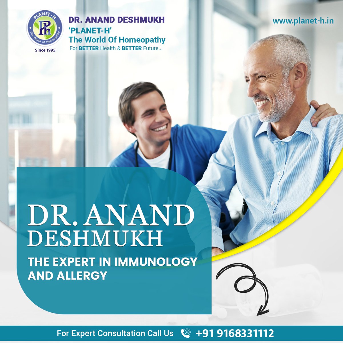PLANETH9's tweet photo. With over 25 years of invaluable experience, Dr. Anand Deshmukh is here to provide you with top-notch services in the field of immunology and allergy care. 🩺

🔬 What makes Dr. Deshmukh the best choice for your healthcare needs? 🔬
🌟 Expertise
🌟 Compassionate Care https://t.co/KFzHgHKItB