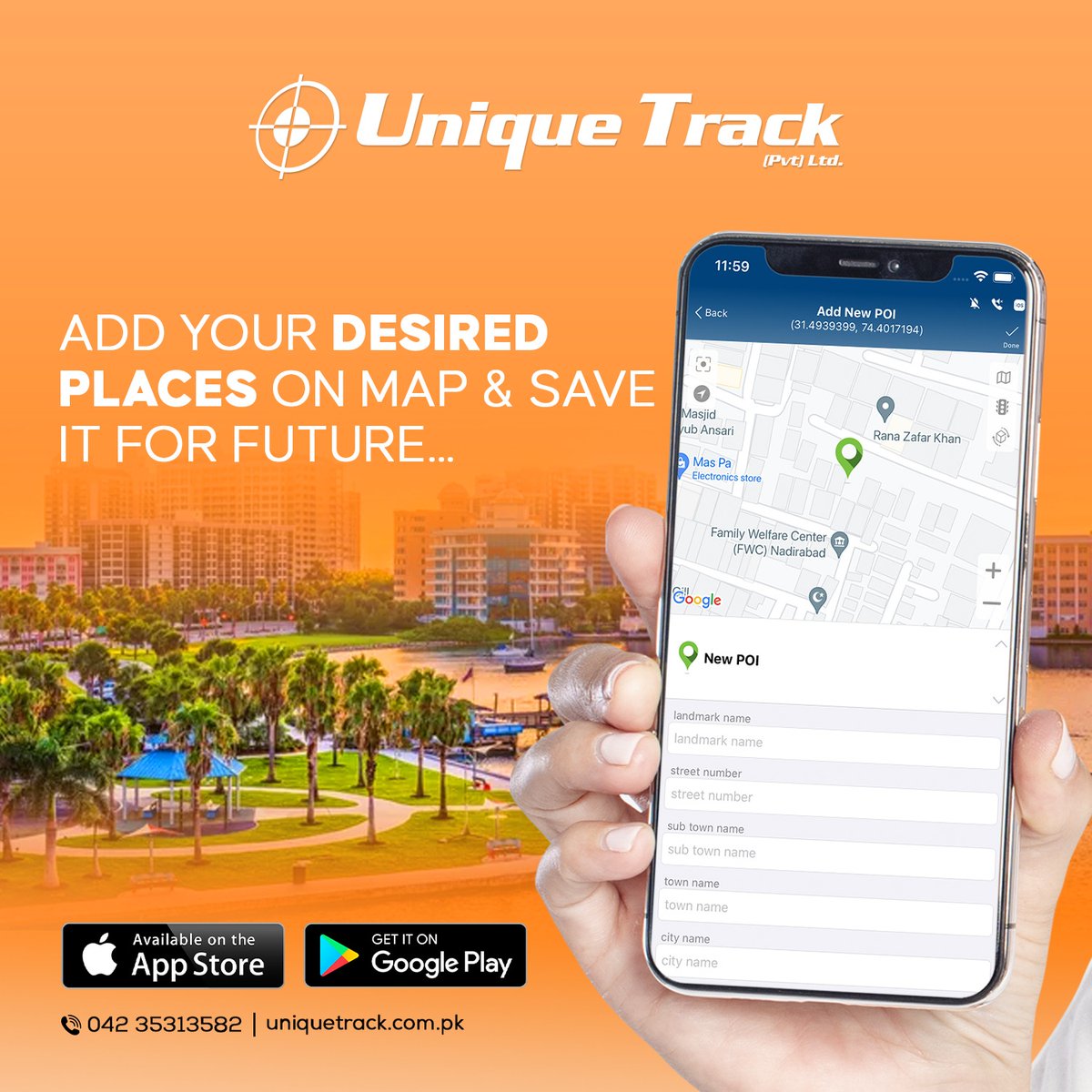 Say hello to the remarkable Unique Track GPS Car Tracker Mobile App! 📲📍
📱 : +923234444434
#UniqueTrack #GPSCarTracker #LiveTracker #CarTracker #CarTrackerCompaniesInIslamabad #VehicleTrackingCompany #TrackerOfCar #CarTrackerService #LiveTrackerCar #TrackCar