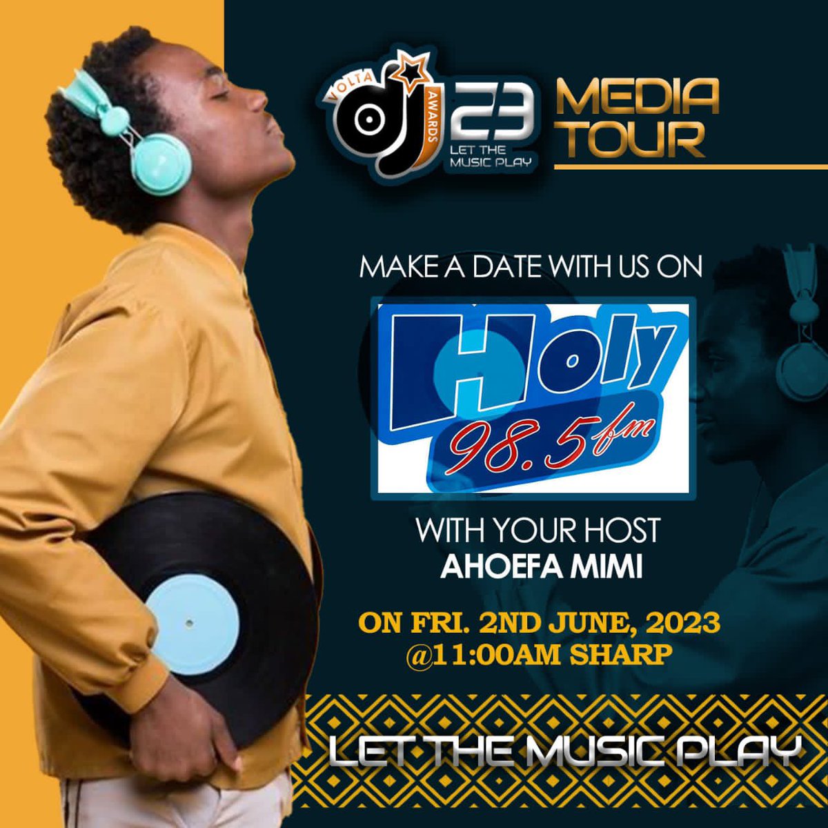 Join the team of @voltadjawards as we begin the southern zone media engagement.

#LetTheMusicPlay #vdja23 #mediatour