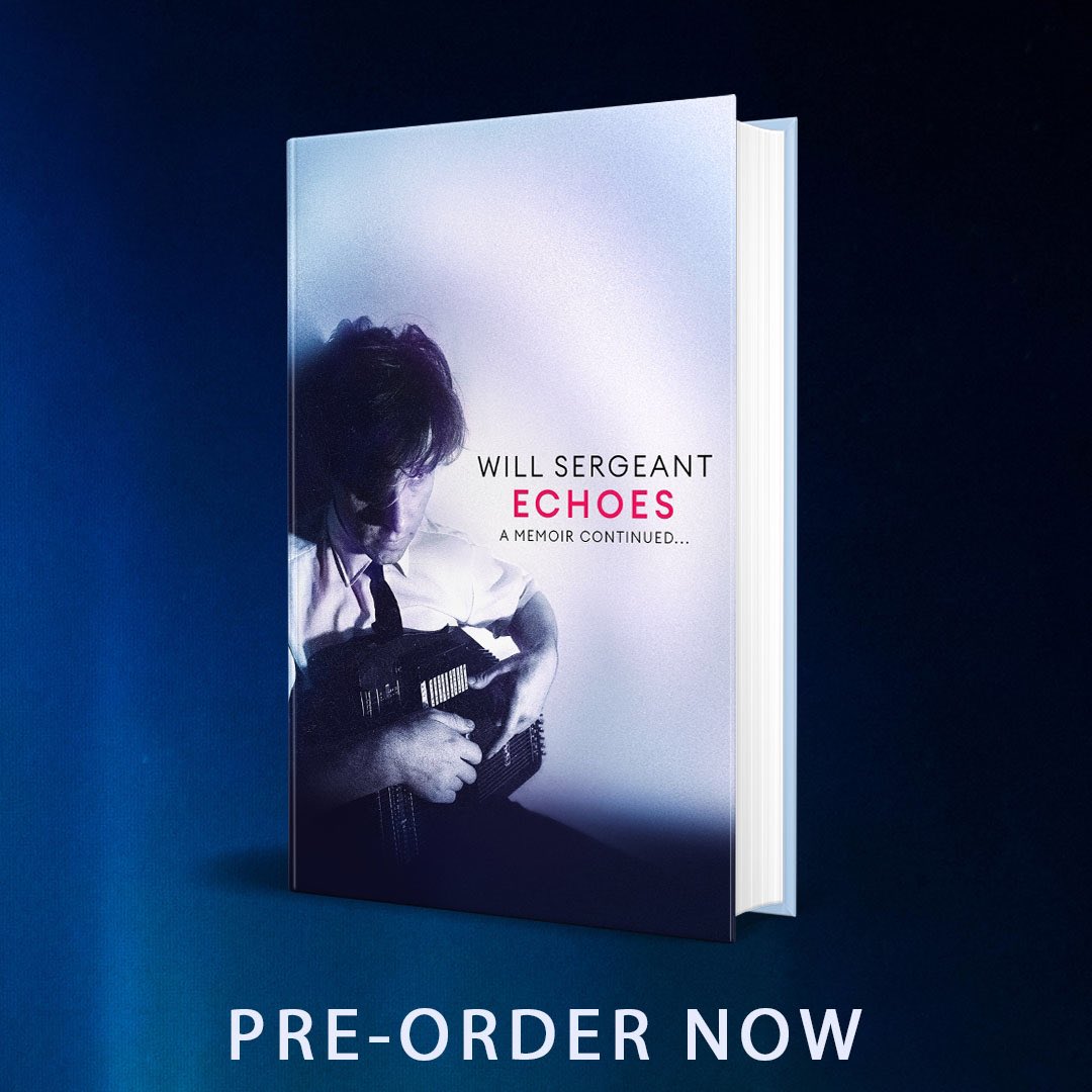 ‘Echoes’ This book covers Pete de Freitas Joining the band. Recording ‘Crocodiles’ & ‘Heaven up Here’ First European, USA, Australia & New Zealand tours. Many unseen photos peppered throughout. Available for pre order here- geni.us/echoesamemoir Cover pic by @lespattinson1