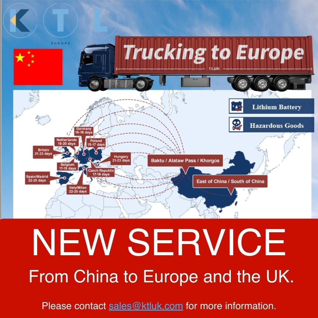 Our trucking service from China to Europe and the UK is a faster alternative to Ocean Freight.  ⁠
⁠
Contact the team sales@ktluk.com to find out more and rates.‍⁠
⁠
#newservice⁠
#roadfreight⁠
#freightforwarder⁠
#freightforwarding⁠
#ktleurope⁠
#kinayofficial