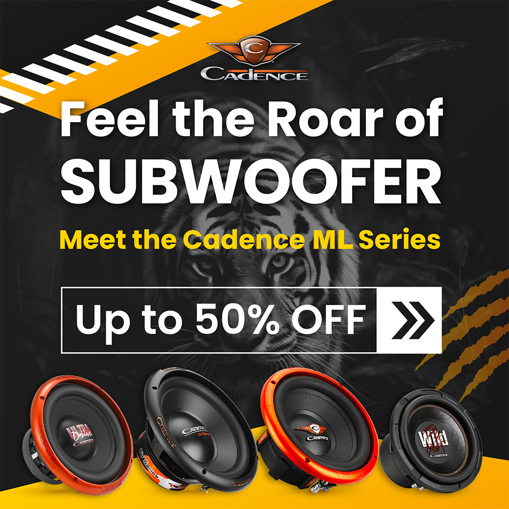 🔊 Get ready to experience the thunderous power of bass with Cadence Mid-Level Subwoofers! 🎶
✅bit.ly/3ITEXLJ
🔹 Feel the Pulse of Powerful Bass:
Our Subwoofer series delivers earth-shattering bass performance
#CadenceAudio #Subwoofers #CadenceSound #AudioSystem