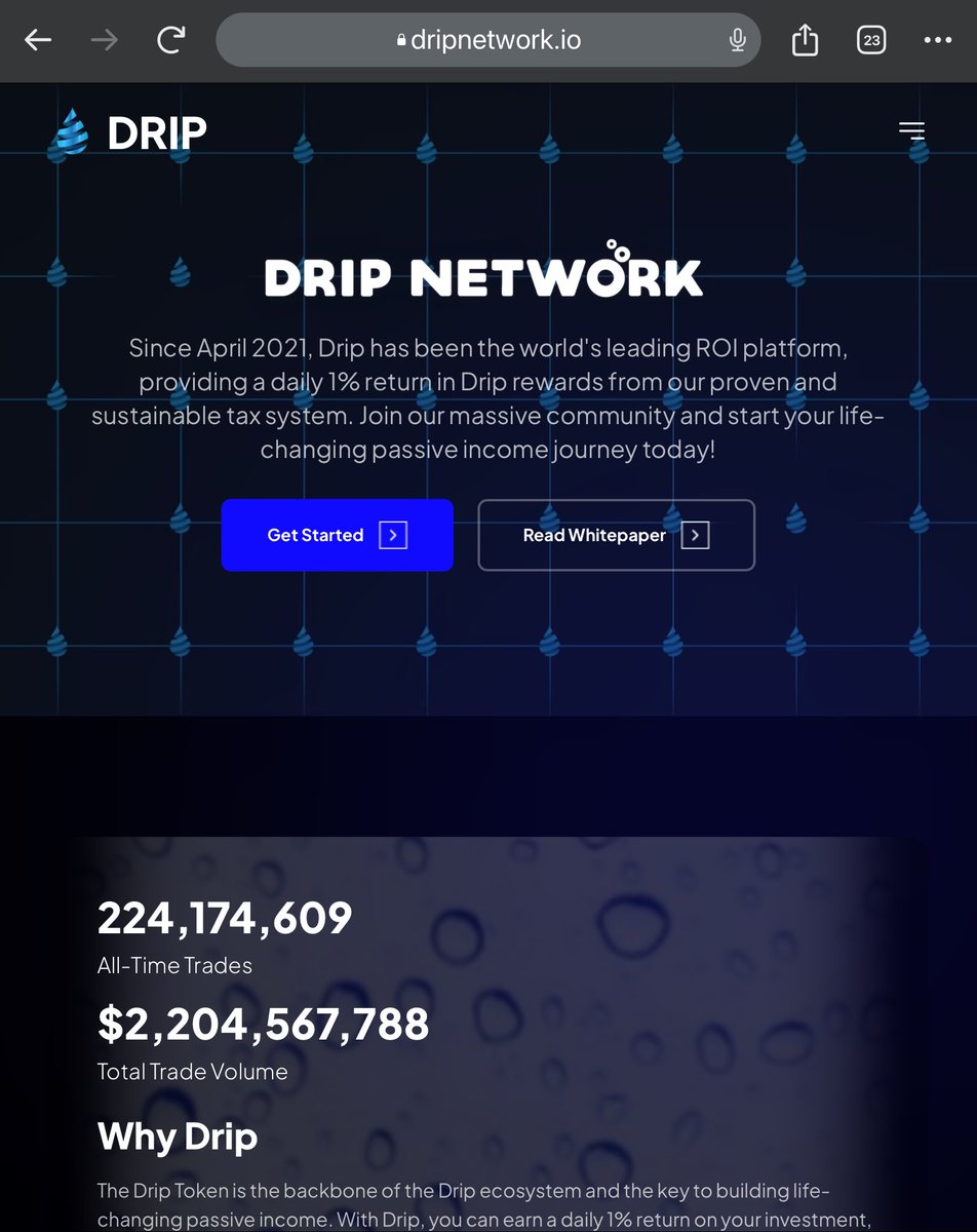 UI is working 💧💧💧💧drip network.io #Dripnetwork LFG!!!