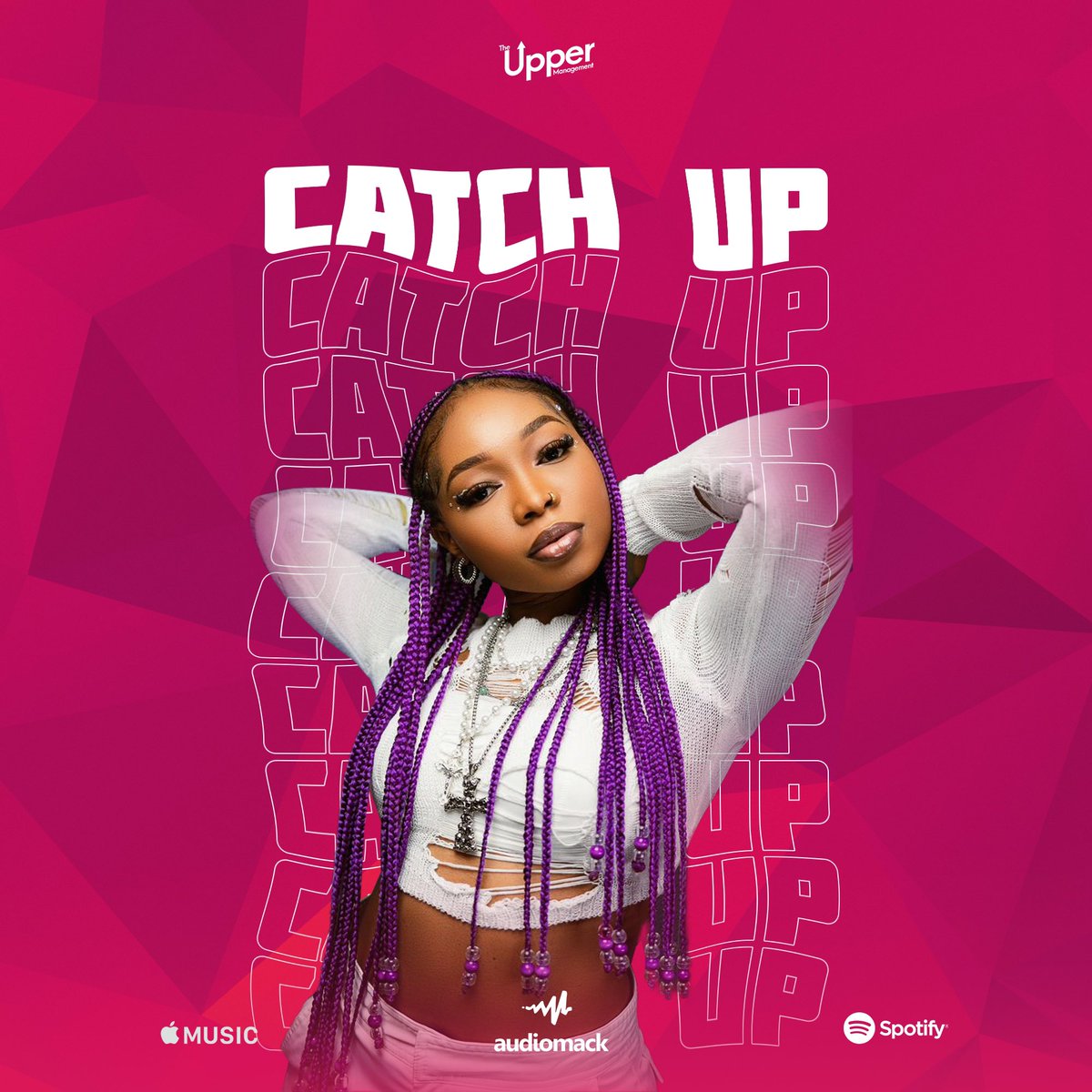 TheUpperEnt's tweet photo. Catch Up Friday! 🚨 

Guchi - All Over You
Burna Boy - Sittin’ on top of the world 
Boj & Odumodublvck - No options
Pheelz - Yolo
Olamide & Asake - New religion 
Lucid - Night Bus
Seyi Vibez - Hatrick
Odumodublvck - DOG EAT DOG II
Ckay - Nwayi
Jae 5, Lojay & Libianca - I wish
Reminisce & Mohbad - Shina peters
Del Rossie - Ifeoma
Teezeevibes - Signal
SpotMaq - A Chik Ain’t One
Victoria Kimani - How I Do
RYLTY - Replay
Jessey Maine - Dice

Cover: @Officialguchi