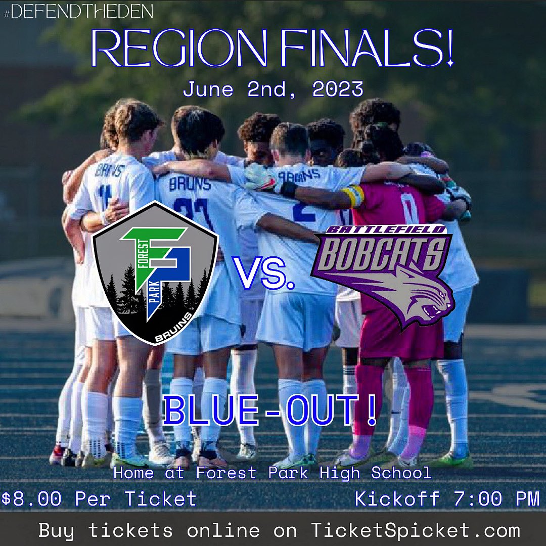 🚨IT’S GAMEDAY!🚨
The Bruins will host the Bobcats in the Region Finals tonight. The team would love for the fans to match them by wearing Blue and bring the energy to The Den for an epic showdown between the region top two teams!
#bruinssoccer #defendtheden
