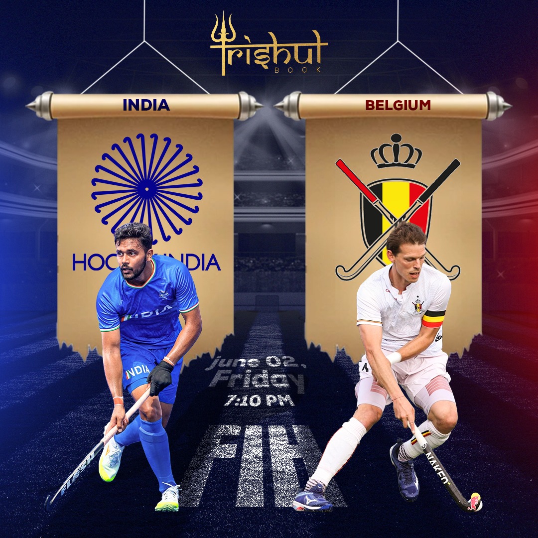 Hockey on the mind 🏑‼️
Watch India 🇮🇳 and Belgium 🇧🇪 clash against each other on the field of Hockey on June 2nd 🔱

#trishulbook #hockeyplayers #TeamIndiaHockey #FIH #FIHProLeague