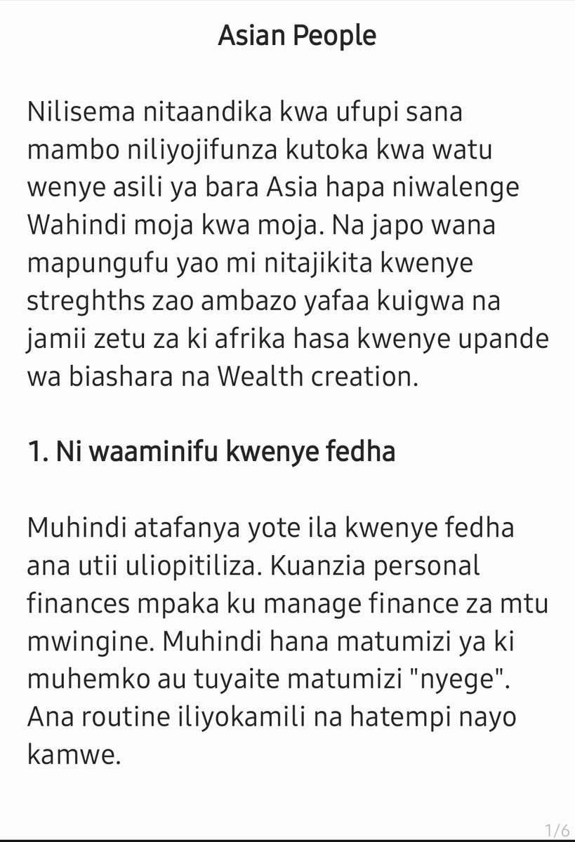 LelloMmassy's tweet image. Asian People

Fuatilia slides hizi chache labda zitatusaidia sisi kizazi cha mtu mweusi "tunaojitafuta"😂😂😂😂

Nini nimejifunza kutoka kwa watu wa asili ya Asia?